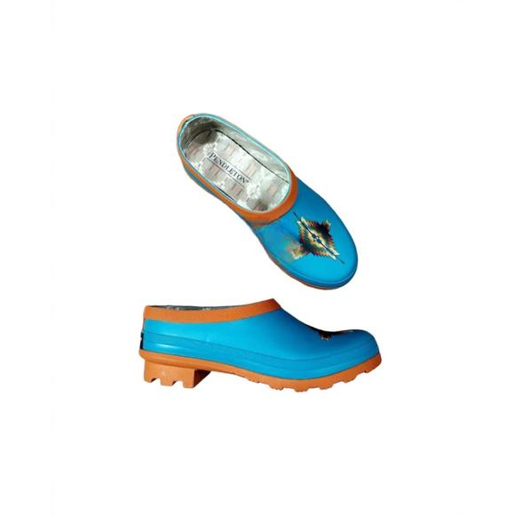 NEW PENDLETON women's spring clog in turquoise pagosa - Picture 1 of 4